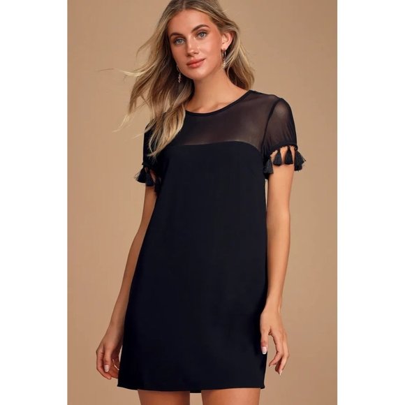 Lulus Iced Latte Black Shift Dress - XL - Picture 2 of 10